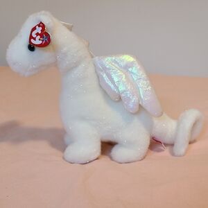 Ty Plush Toy with Soft White Fur